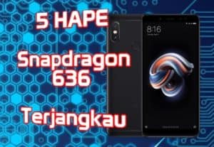 snapdragon 636 5 ponsel list