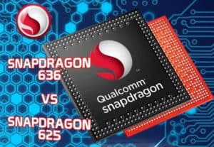 snapdragon 636 vs snapdragon 625